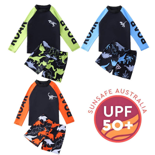 Boys Cartoon Swimsuit Set